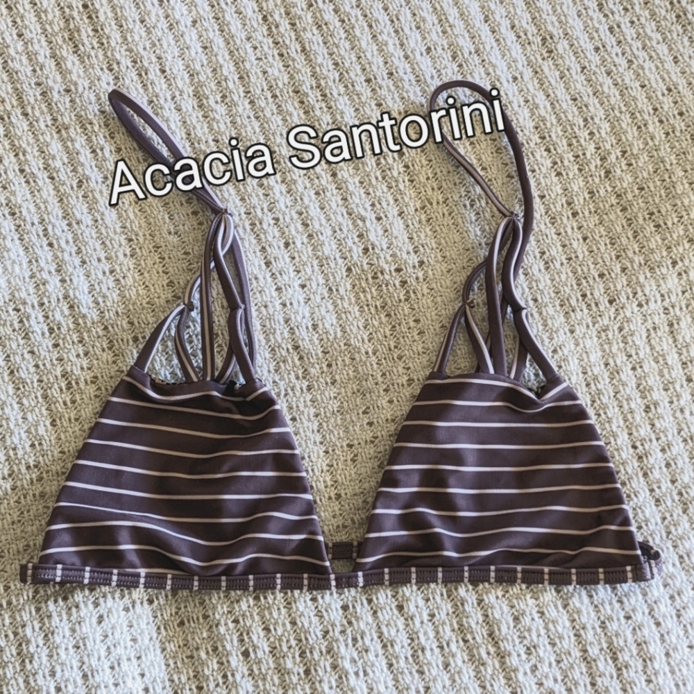 Acacia swimwear Santorini Top size L